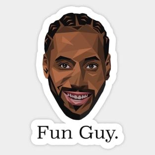 Kawhi Fun Guy Sticker